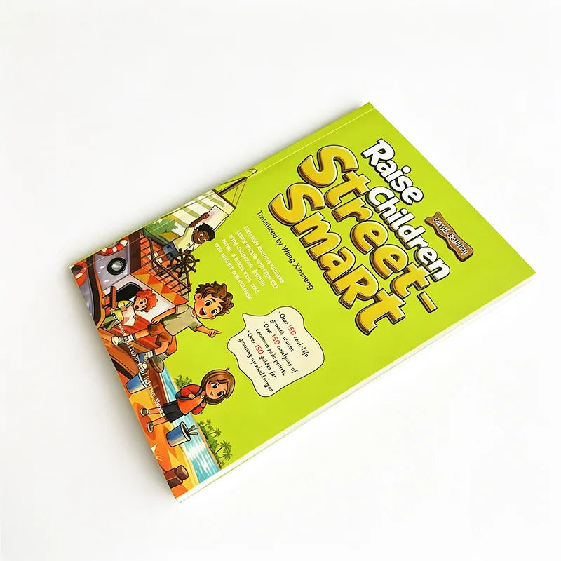 Raise Children Street‑Smart Comic Edition  Kids EQ Development Growth Guidance Book Children Life Wisdom Education Bookpresent