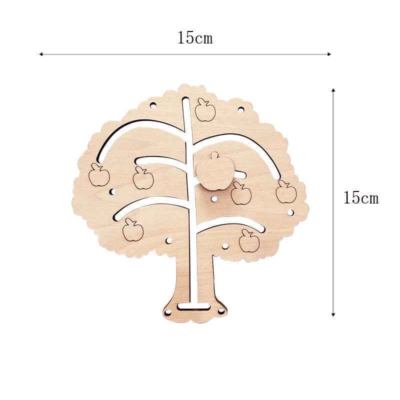Busy Board Diy Accessories Montessori Early Education Toys Kids Activity Busyboard Material Teaching  Wooden Game 2-6 Years Old