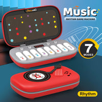 Electronic Music Rhythm Puzzle Game Machine Light Up Sensory Fast Push Organ Montessori Educational Travel Toy Christmas Gifts