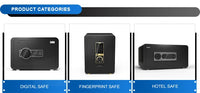 Money Security Digital Safe Box Home Hotel Office Smart Safe Cash Safety Box Cabinet Floor Safe