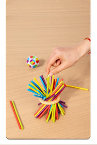 New 3in1 Wooden Stick and Tower Game Arithmetic Early Education Montessori Toys Thinking Training Parent-child Interactive Toy