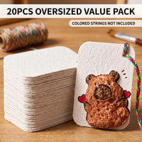 [20Pcs/50Pcs] Magic 3D Foam Explosion Art Paper Water Activated Expanding Drawing Board Kids DIY Craft Toy Puffy Texture Paintin