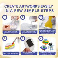 Kids Arts and Crafts Set Painting Kit,Space Projects Creative Activity DIY Toys Gift,dinosaur toys Painting Kit f