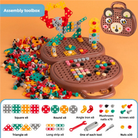 Children's Screw-Twisting Assembly and Disassembly Tool Box Electric Drill Baby Hands-On Educational Toys for Boys