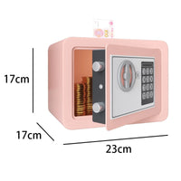 0.2 Cubic Feet Electronic Digital Safe, Steel Home Cash Safe and Fireproof Cash Bag for Hiding Safe Cash
