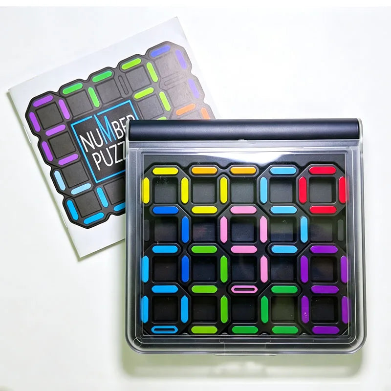 Math Number IQ Logical Thinking Training 3D Brain Teaser Puzzle Game with 120 Challenges Educational Toys for Kids & Adults
