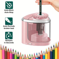 Electric Sharpener Assembly Desktop Automatic Pencil Sharpener 6mm-8mm Portable Tool For Students School Office Stationery Tools