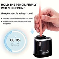 Electric Sharpener Assembly Desktop Automatic Pencil Sharpener 6mm-8mm Portable Tool For Students School Office Stationery Tools