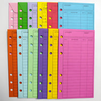Set of 13 Vibrant Binders(1 Binder+12 Color Envelope), Cash Envelope Organizer - For Tracking Weekly and Monthly Spending Report