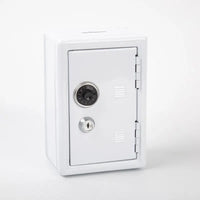 Mini Metal Safe Piggy Bank With Combination Lock And Key Security Perfect For Kids Money Saving Home Small Items Storage【SMQ】