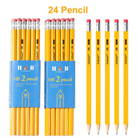 12-150pcs Bulk Pencils with Eraser top,2 HB Pencils for Writhing, Drawing and Sketching,Yellow Wood-Cased Pencils