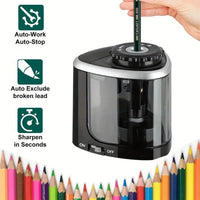 Electric Sharpener Assembly Desktop Automatic Pencil Sharpener 6mm-8mm Portable Tool For Students School Office Stationery Tools