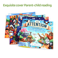 5PCS The Attention Adventure Books for Kids – Fun Games & Exercises to Strengthen Focus and Concentration Skills