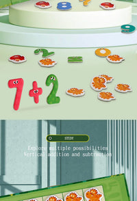 Dinosaur Theme Children's Math Tiles Number Decomposition Arithmetic 1-20 Addition And Subtraction Early Education Toys