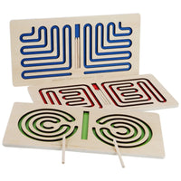1/2/3Pc Left And Right Brain Development Wooden Toy for Stimulating Eye-Hand Coordination Autistic Child Classroom Teaching Aids