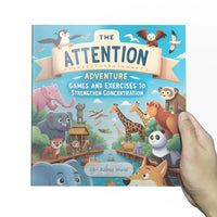 5PCS The Attention Adventure Books for Kids – Fun Games & Exercises to Strengthen Focus and Concentration Skills