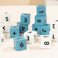 Kids Wooden Number Calculation Battle Blocks Addition Subtraction Multiplication Division Operation Math Games Educational Toys