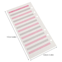 10 Books Budget Planner A6 6 Ring Binder Inserts Finance Refill Bill Payment Tracker Expense Log Money Saving Envelope