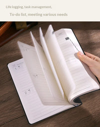 Kinbor 2027 A5 Efficiency Planner Two Days Per Page Notebook To Do List Self-discipline Habit Tracker Time Management Journal