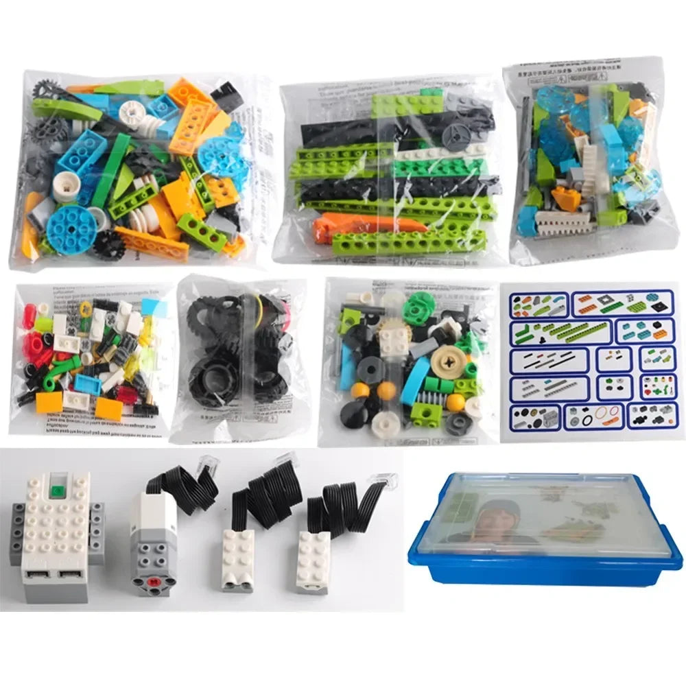 STEM Educational Building Blocks Kit 280pcs with Electronic Sensors for Robot Programming