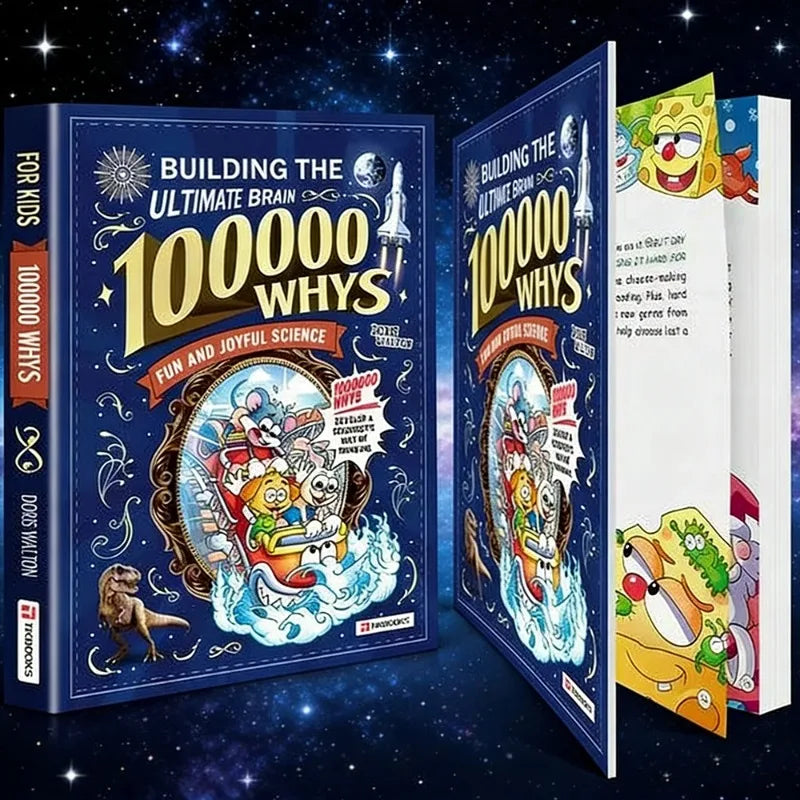 Building The Ultimate Brain: 100000 Whys – Fun and Joyful Science for Kids To Develop A Scientist’s Way of Thinking, Explore The