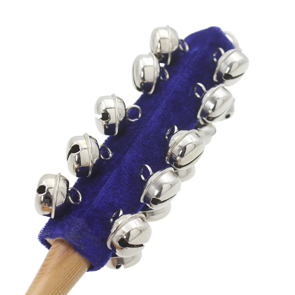 IRIN Hand Held Bell Stick Wooden Discussion Musical Toy for Adult KTV Party Orff Instruments Early Education Stick Shaker