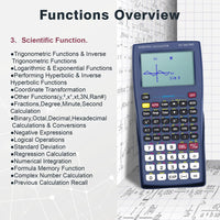 36X Pro Graphing Scientific Calculator with 360+ Functions and High-Resolution Display Advanced Calculator for Studentsand