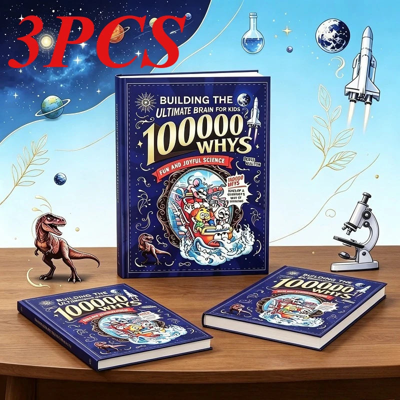 Building The Ultimate Brain: 100000 Whys – Fun and Joyful Science for Kids To Develop A Scientist’s Way of Thinking, Explore The