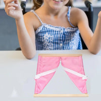 Montessori Clothing Board Training Tool Dress Learning Board Clothing Frame Toy Sensory Board for Toddlers Children Kids