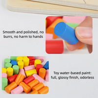 Educational Early Childhood Color Matching Children's Toys Sensory Training Building Blocks Kindergarten Teaching Aids