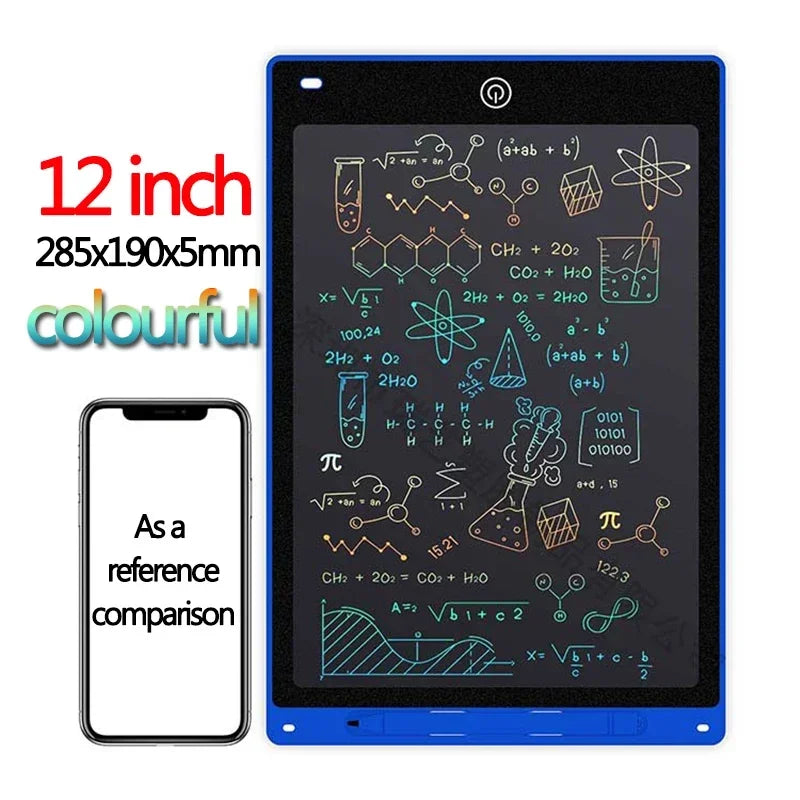 10/12/inch LCD Writing Tablet Drawing Board Kids Graffiti Sketchpad Toys Handwriting Blackboard Magic Drawing Board Kid Toy Gift