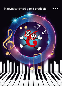 Electronic Music Rhythm Puzzle Game Machine Light Up Sensory Fast Push Organ Montessori Educational Travel Toy Christmas Gifts