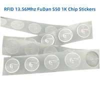 20pcs RFID S50 Smart Tag 14443A Classic 1K EV1 S50 Wet Inlay Sticker F08 1024 Bytes Lable RFID Tags IC M1 TAG