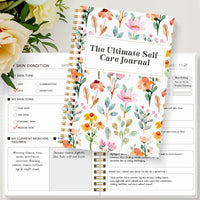 A5 Skincare Journal,Daily Beauty Routine & Product Tracker Notebook with Progress Notes,Self-Care Planner for Women and Teens