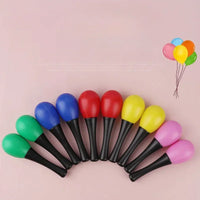 10 Pieces of Children Can Chew The Small Sand Hammer Sand Hammer Training Toy Percussion Instrument Mini Sand Hammer