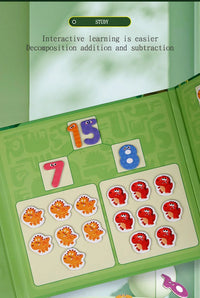 Dinosaur Theme Children's Math Tiles Number Decomposition Arithmetic 1-20 Addition And Subtraction Early Education Toys