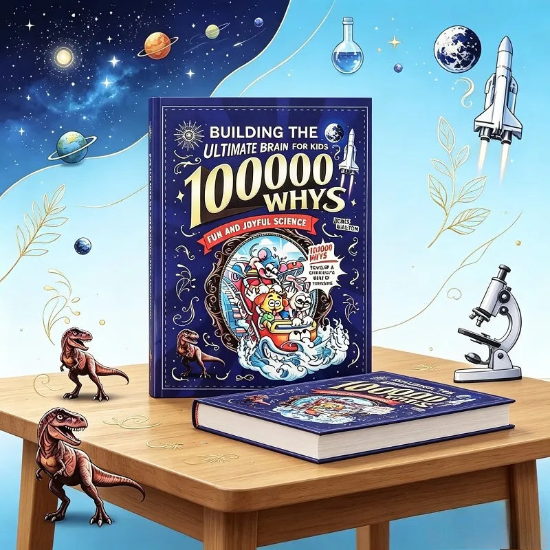 Building The Ultimate Brain: 100000 Whys – Fun and Joyful Science for Kids To Develop A Scientist’s Way of Thinking, Explore The