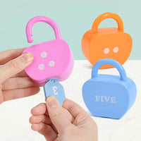 Educational Toy Apple Digital Unlock Toys Fun Number and Letter Match Game for Inspired Learning Toy Gift