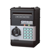Electronic Piggy Bank Automatic Mini Safe Coins Cash Saving Money Box Password Counter Code Key Lock Coin Bank ATM Child Gift