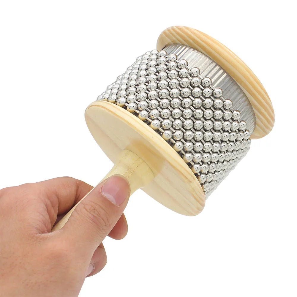 Wooden Cabasa Percussion Band Student Children Kid Instrument Pop Hand Shaker Professional Percussion Educational Tools