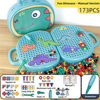 Children's Screw-Twisting Assembly and Disassembly Tool Box Electric Drill Baby Hands-On Educational Toys for Boys
