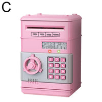 Electronic Piggy Bank Automatic Mini Safe Coins Cash Saving Money Box Password Counter Code Key Lock Coin Bank ATM Child Gift