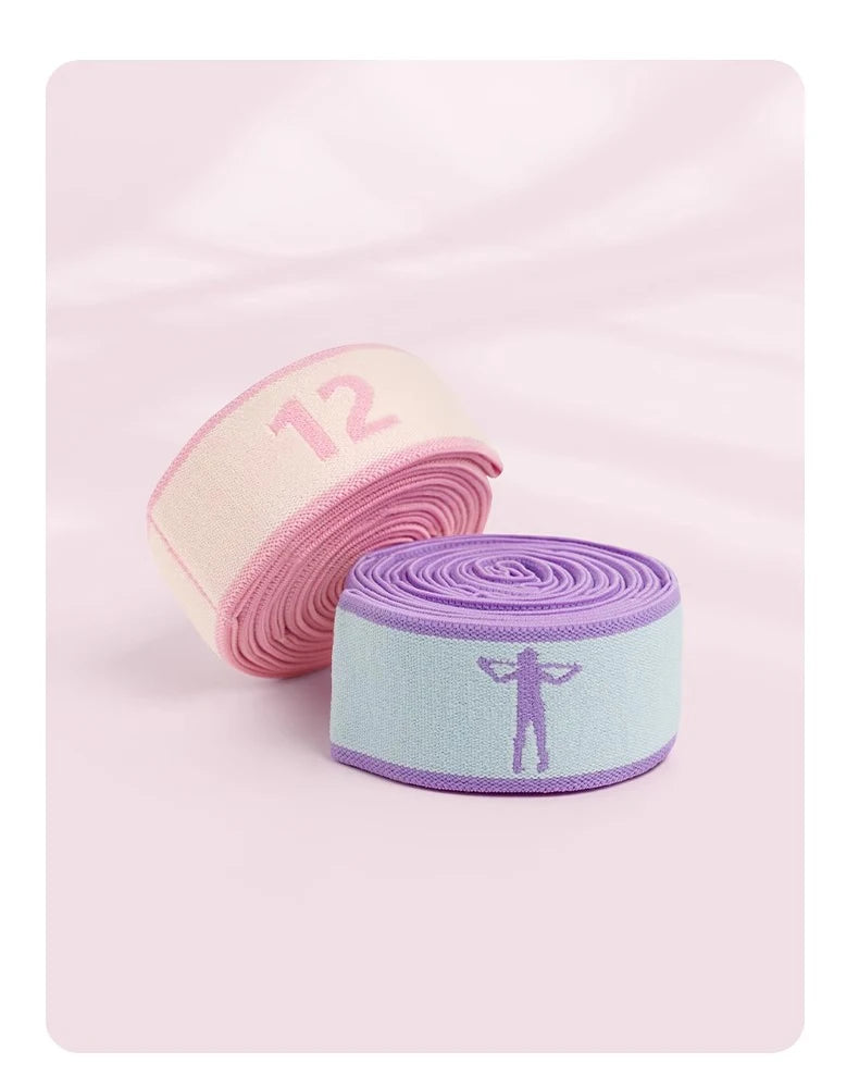 Kids Dance Stretch Band, 8/10/12-Segment Ballet Practice Elastic Band for Children, Latin Jazz Stretching Resistance Training