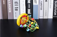 Wooden Roller Coaster Bead Maze Montessori Toys Abacus Math Toys Toddler Early Educational Toys for Kids Children Fine Motor