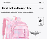 Refrigerator Door Pink Princess Schoolbag Students Female Super Lightweight Large Capacity Anti-splashing Water Large Capacity
