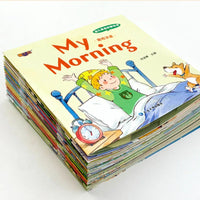20PCS Kids English Enlightenment Picture Books Set Cognitive Habit Bilingual Storybooks for Toddlers Preschool Learning