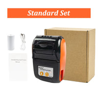 GOOJPRT 58mm Mini Portable Thermal Printer Bluetooth Ticket Bill Receipt POS Printer for Business for IOS/Android Mobile Phone