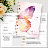 A5 Skincare Journal,Daily Beauty Routine & Product Tracker Notebook with Progress Notes,Self-Care Planner for Women and Teens
