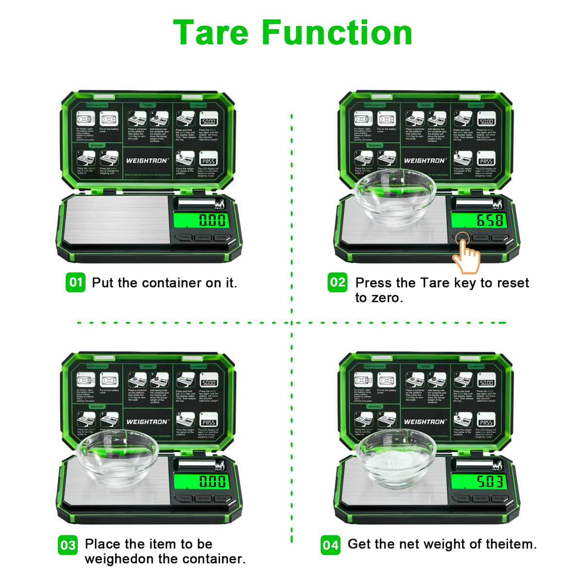 Digital Pocket Scale, 200g X 0.01g Jewelry Gram Scale, 6 Units Conversion with LCD Display, for Food, Jewelry, Coffee