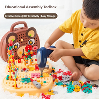 Children's Screw-Twisting Assembly and Disassembly Tool Box Electric Drill Baby Hands-On Educational Toys for Boys